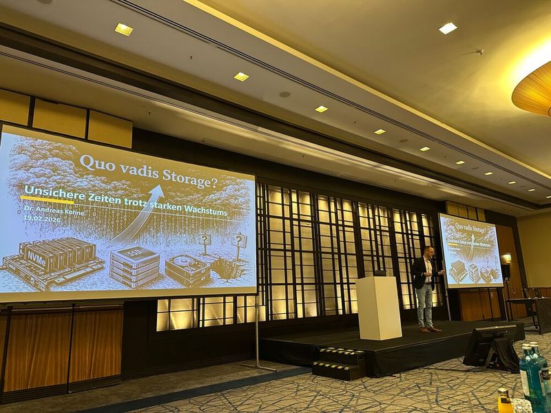 Dr. Andreas Kohne, Speaker, hielt einen sehr interessanten Vortrag. (Bild: Vogel IT-Medien GmbH)