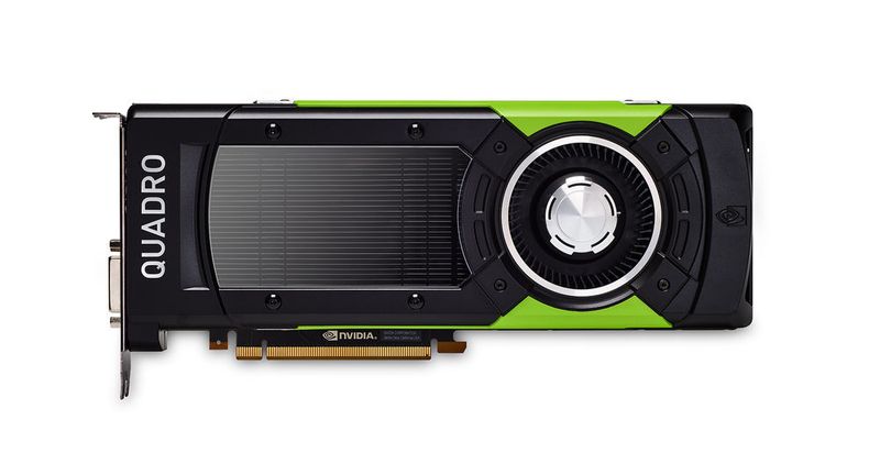 Das Bild zeigt den High-End-Grafikprozessor GP100. (Nvidia)