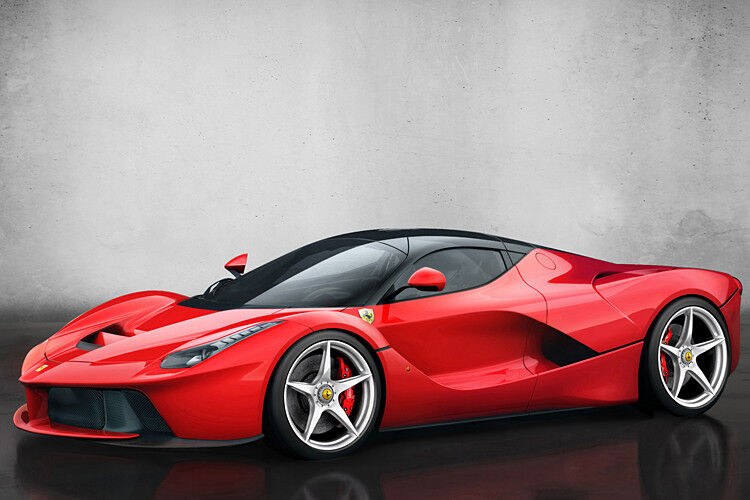 ... Ferrari mit dem Modell LaFerrari, einem Supersportwagen mit Hybridantrieb. (Foto: Ferrari)