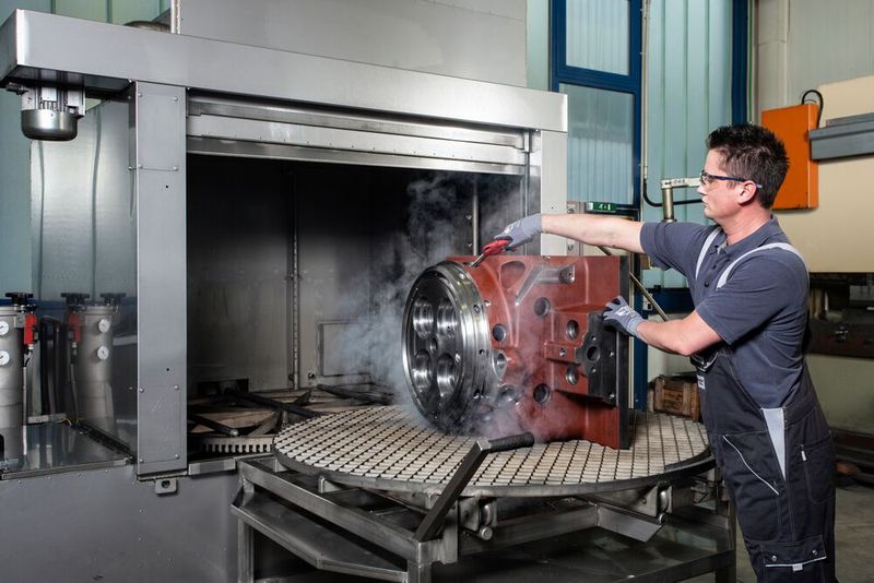 Auch Teilereinigung gehört dazu. (Bild: Berghoff)