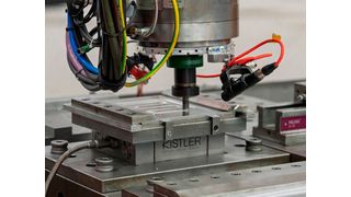 Wer hätte gedacht, dass man Schweißprozessen ihre Qualität quasi anhören kann?! So geschehen für das Rührreibschweißen von Aluminiumlegierungen, mit dem sich Forscher aus Ilmenau erfolgreich beschäftigen ... (Bild: Fraunhofer-IDMT)