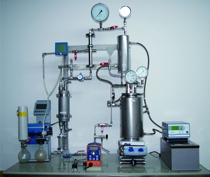 5	 Labordampfpermeationsanlage zur Verfahrenserprobung und Membrantestung. (Archiv: Vogel Business Media)