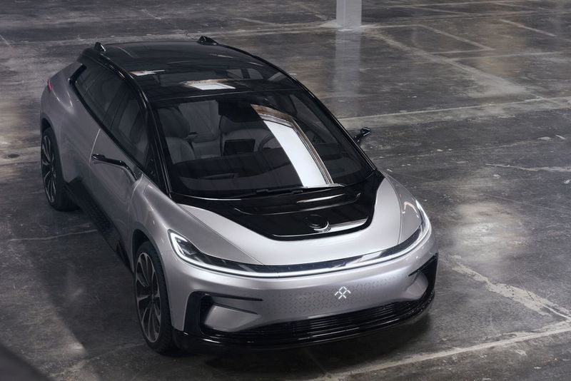 Noch vor wenigen Wochen schien die Faraday-Future-Welt in Ordnung. Im Rahmen der CES in Las Vegas Anfang Januar präsentierten die Chinesen den FF91. (Faraday Future)