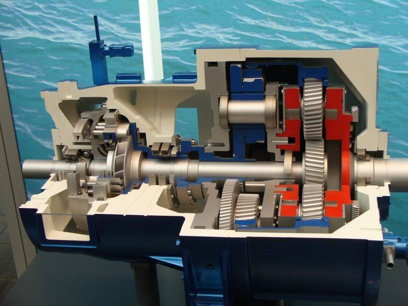 Schnitt durch das mechatronische Antriebssystem WinDrive. Bild: Michel (Archiv: Vogel Business Media)