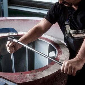 Das Gehäuse ist nach IP64 staubdicht und spritzwassergeschützt.(Bild:  Stahlwille)