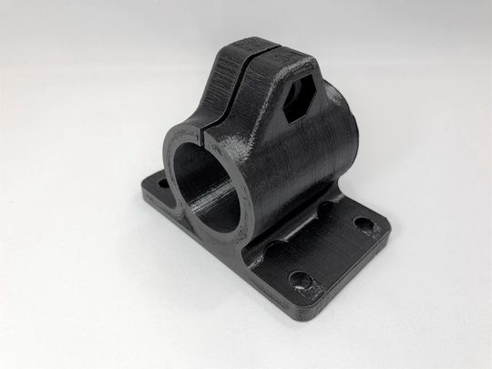 Additive manufactured fixture made of Luvocom 3F eco PET.(Source:  Lehvoss)