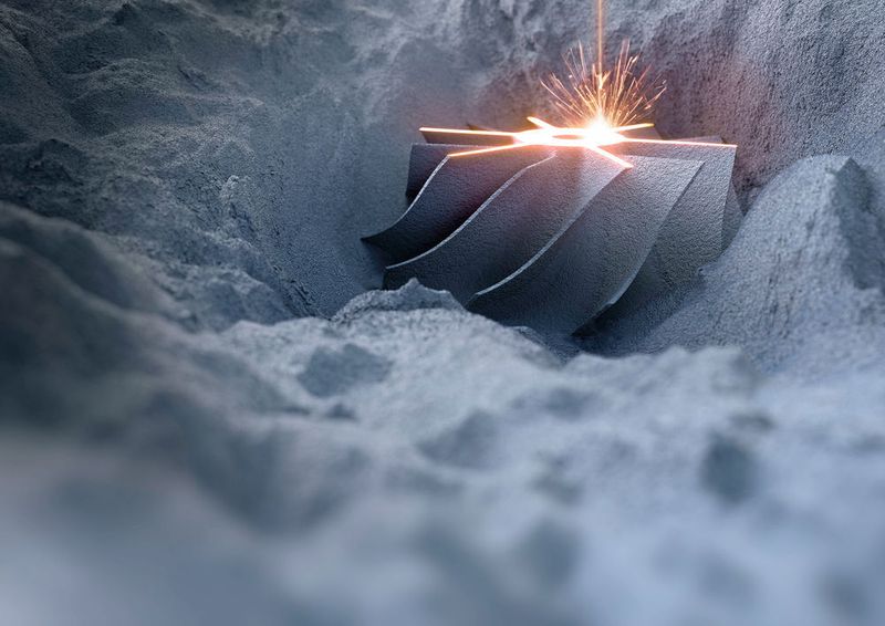 Im Pulverbettverfahren mittels selektiven Laserschmelzens lassen sich sehr filigrane Bauteile mit hohem Komplexitätsgrad fertigen. (DMG Mori)