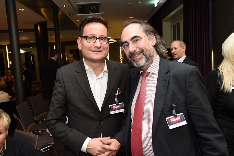 (l.) Uwe Hartmann, Websense, und Andreas Raum, Freyraum Marketing (Bild: IT-BUSINESS / Hannes Magerstädt )
