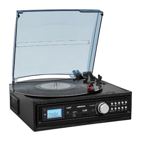 Ein weiterer Technik-Artikel im Prospekt ist der Medion-Life-E69468-Schallplatten- und Kassettendigitalisierer. (aldi-nord.de)