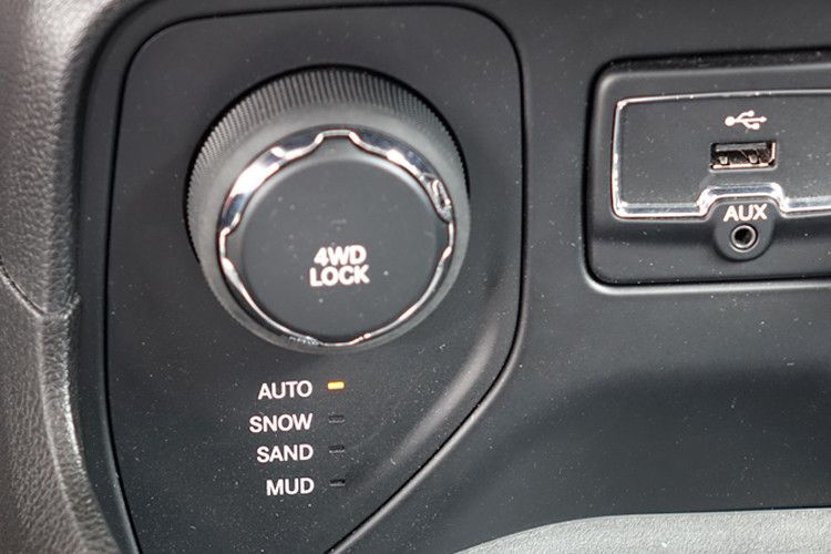 Durch eine einfache Bedienung können vier verschiedene Fahrmodi (Auto, Snow, Sand, Mud) gewählt werden.  (Thomas Günnel)