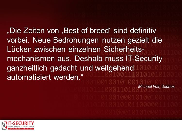 Michael Veit, Sophos, zur IT-Security Conference 2016. #itseccon (Collage: AMATHIEU - Fotolia.com)