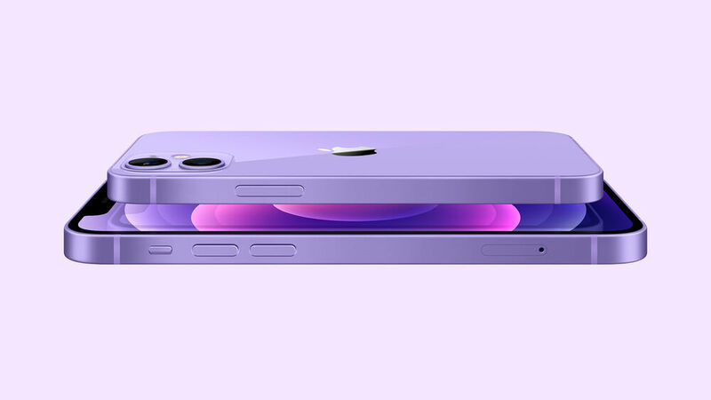 Das iPhone 12 und das iPhone 12 mini gibt es jetzt in Violett. (Apple)
