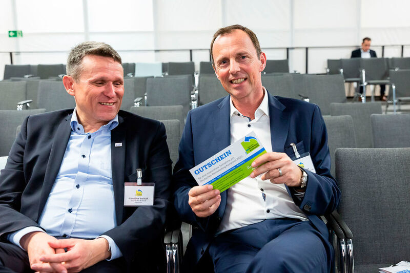 Und es gab Freitickets aus der Aktion „Stick'n'Sticker“ für den nächsten Deutschen Remarketing Kongress, der am 18. Februar 2020 stattfindet. (Stefan Bausewein)