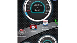 Die kostenlose App von Bosch nutzt die vorhandene Technik des Smartphones. (Foto: Bosch)