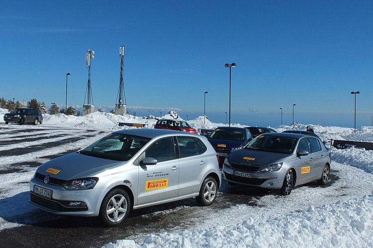 Wenige Stunden später und 1.800 Meter höher musste sich der Pirelli-Neuling ganz anderen Bedingungen stellen. (Foto: Rosenow)