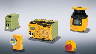 Pilz bietet für die Absicherung von Fahrerlosen Transportsystemen eine Komplettlösung aus Sensorik, Steuerungstechnik und Security.  (Bild: Pilz)