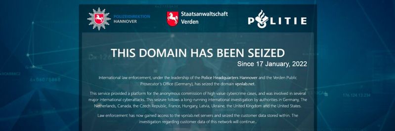 Laut Europol war der seit 2008 bestehende Dienst VPNLab.net besonders bei Cyberkriminellen beliebt.