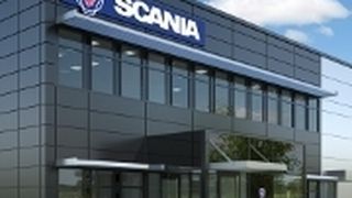 Die Scania-Niederlassung in Braunschweig im Modell. (Archiv: Vogel Business Media)