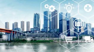 Auf der Hannover Messe demonstrieren die Fujitsu-Showcases, wie die verschiedenen Bausteine der Digitalisierung zu Geschäftsprozessen werden. Der Fokus liegt dabei auf Industrie 4.0 und dem Transportwesen.  (Fujitsu)