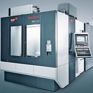 Bei der Maschinenreihe HEC wurde die von Heckert-Maschinen gewohnte Bedienoberfläche auf die Systemsoftware aufgesetzt.