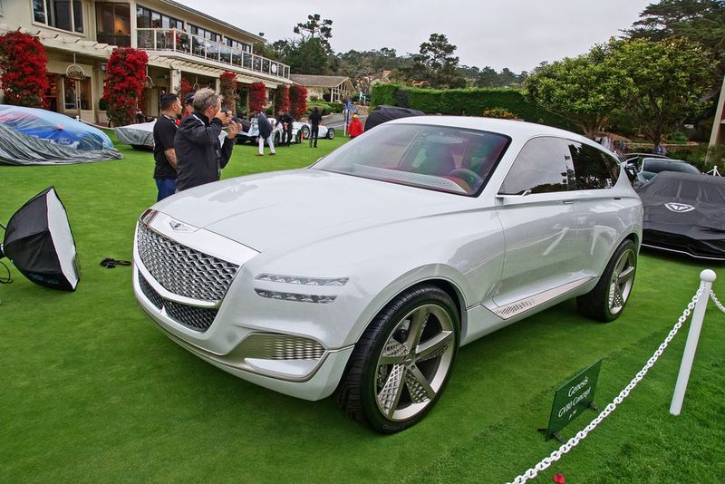 Genesis zeigte das GV 80 Concept. (Matthias Knödler/gtspirit.de)