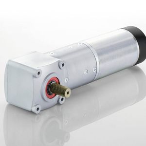 Bild 1: Das Eta-Crown-Winkelgetriebe mit DC-Motor und Encoder hält den extremen Bedingungen in der Bahntechnik stand.