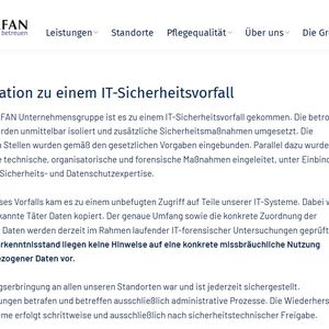 Die Unternehmensgruppe Renefan berichtete Anfang Februar 2026 über eine erfolgreiche Cyberattacke.(Bild:  Vogel IT-Medien GmbH)
