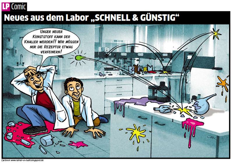 Übersicht unserer Bildergalerien (Comic: www.rainer-e-ruehl.blogspot.com) (Bild: LABORPRAXIS/Rühl)