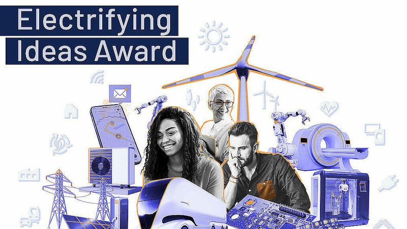 ZVEI gibt Nominierungen für Electrifying Ideas Award bekannt: Eine unabhängige Jury hat drei Unternehmen für den Electrifying Ideas Award 2026 nominiert: Ideen von Philips, Rittal und ZeMA.(Bild:  ZVEI)