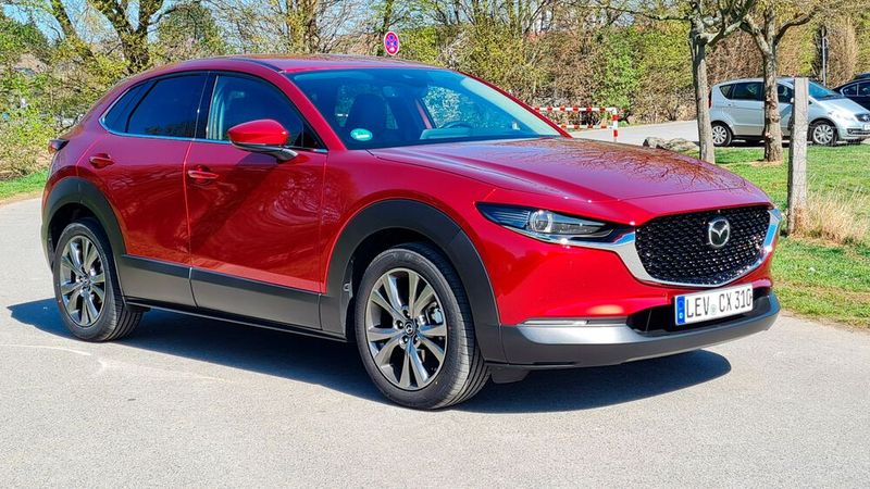 Bei den kleinen SUV liegt der Mazda CX-30 mit 57,5 Prozent vorn. (Bild: Michael Kirchberger/ampnet)