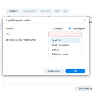 Erstellen von Zugriffsregel für den Synology-Proxy.(Bild:  Joos)