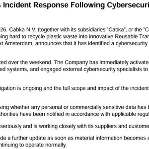 Von dem Cyberangriff Anfang März auf das niederländische Unternehmen Cabka ist auch die deutsche Tochtergesellschaft Cabka Group GmbH betroffen.(Bild:  Vogel IT-Medien GmbH)