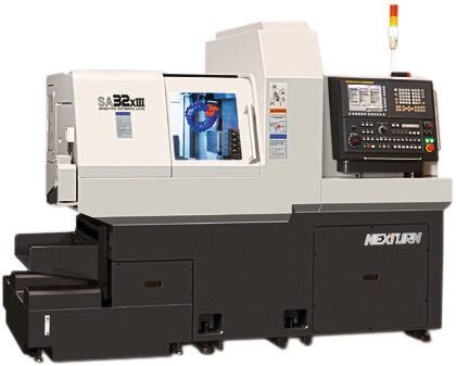 Nexturn-Maschinen der SA-XII Serie sind Langdrehautomaten für die anspruchsvolle Bearbeitung und ermöglicht simultanes Schruppen und Schlichten in einem Durchgang. (Bild: Damagtech)