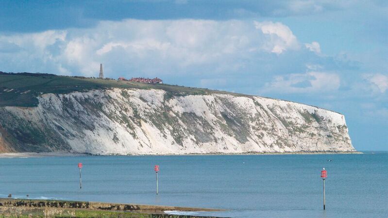 Die Küste der Isle of Wight.