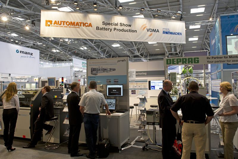 Rückblick: Impressionen von der Automatica 2012. (Bild: Messe München)