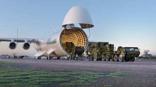 Radia is building the world's largest aircraft, the WindRunner, with 10x bigger volume than a 777, and the ability to land on dirt strips. (Source: RADIA)