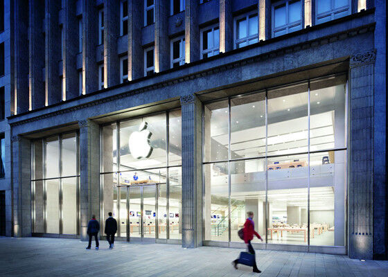 Der Apple-Store am Jungfernstieg in Hamburg. (Bildquelle: Apple)