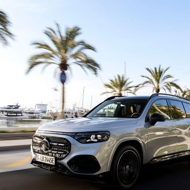 Der GLB ist vom Zuschnitt her kantig und raumeffizient. (Bild: Mercedes-Benz)