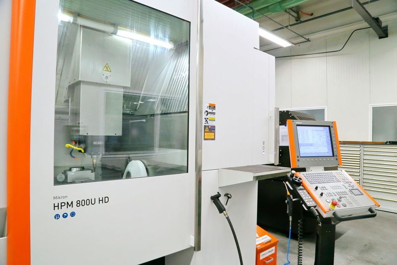 Neu vorgestellt auf den International Solution Days 2017: Die Mikron HPM 800U HD ist ausgerichtet für die universelle Produktion von hochwertigen Teilen mit 3, 4 oder 5 Achsen. (Anne Richter, SMM)