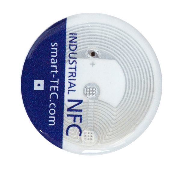 Industrial-NFC-Transponder sind speziell gegen raue Umgebungsbedingungen geschützt. (Smart-TEC)
