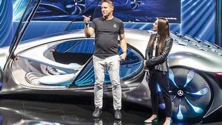 Mercedes zeigt in Nevada den „Vision AVTR“ – eine Co-Produktion mit Hollywood.  (www.media.daimler.com)