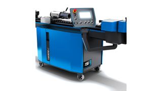 Mit dem Tubobend 42 stellt Ttracto-Technik erstmals eine halbautomatische Biegemaschine vor, die wahlweise als Rechts- oder als Linksbieger erhältlich ist. (Tracto-Technik)
