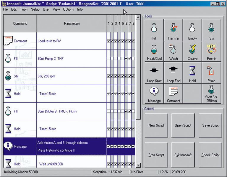 Abb.2: Softwareoberfläche InnoSoft des Inno-Gram-Systems. (Archiv: Vogel Business Media)