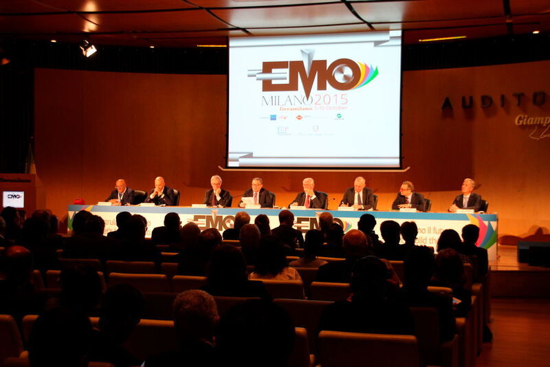 Die Veranstaltung EMO Milano 2015 öffnete ihre Tore am 5. Oktober mit einer Eröffnungsfeier im Auditorium von fieramilano Rho. (Bild: Sonnenberg)