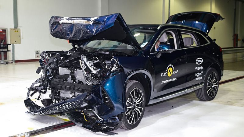 Beim Crashtest von Euro NCAP erhielten zwei chinesische Modelle die Topnote, im Bild der Wey Coffee 01. (Bild: Autoren-Union Mobilität/Euro NCAP)