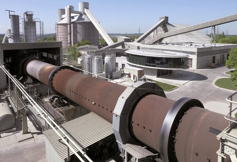 Abb. 1: Eine Anwendung mit rauen Umgebungsbedingungen ist die Zementherstellung. (Bild: Vega Grieshaber)