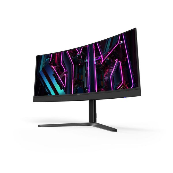 Im Predator X34 V sitzt ein gekrümmtes OLED-Panel mit UWQHD-Ausflösung (3.440 x 1.440 Pixel).  (Bild: Acer)
