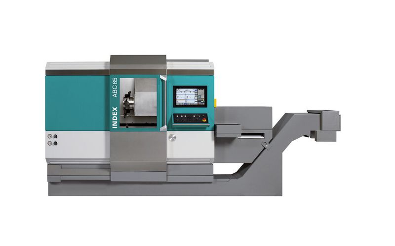 CNC-Produktionsdrehautomat ABC65: Noch schneller und flexibler fertigen. (Bild: Index)
