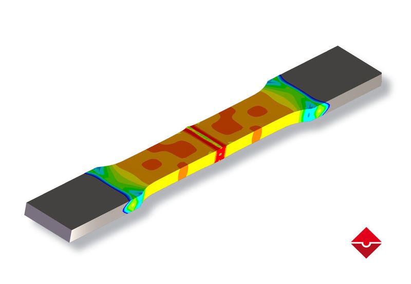 Simufact.welding ist eine leistungsfähige Finite-Elemente-basierte Software mit moderner Solvertechnologie, mit der das elastisch-plastische Werkstoffverhalten modelliert werden kann. (Bild: Simufact)