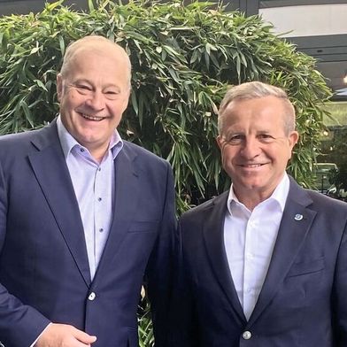 Bundesinnungsmeister Detlef Peter Grün und ZDK-Präsident Thomas Peckruhn erwarten gespannt die diesjährige Automechanika. (Bild: ZDK)